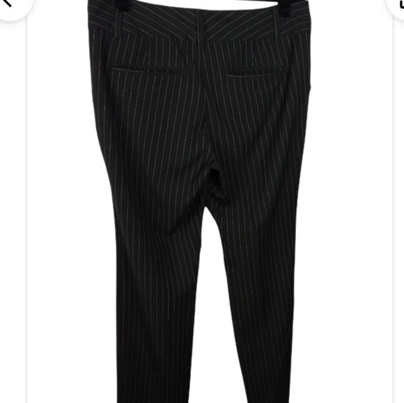 Old Navy black and stripped down pants - Picture 2 of 4